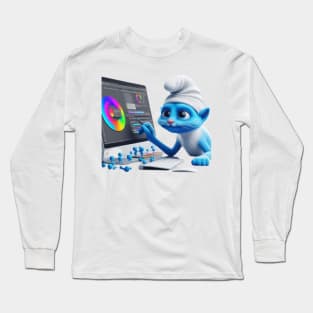 Smurf cat meme Long Sleeve T-Shirt